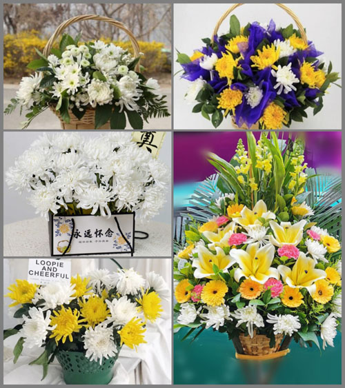 贵州毕节市黔西县太来乡新坝村白事提篮配送